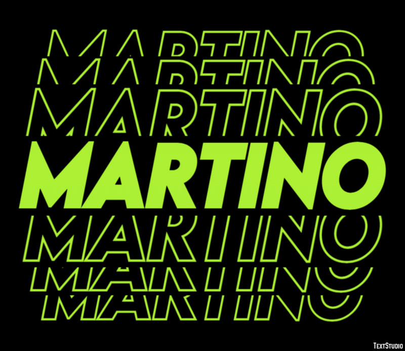 Martino Effetto testo