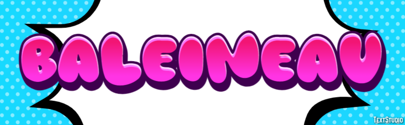Baleineau Effet de texte