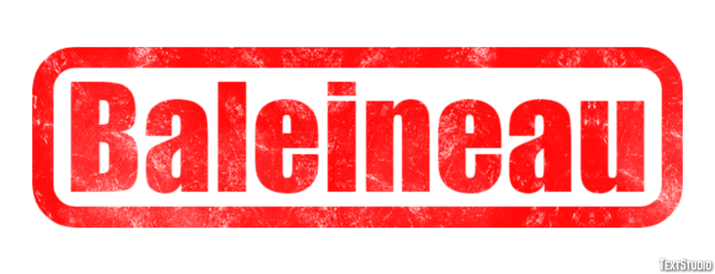 Baleineau Effet de texte