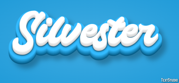 Silvester Text effect