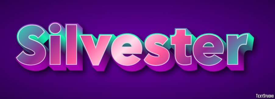 Silvester Text effect