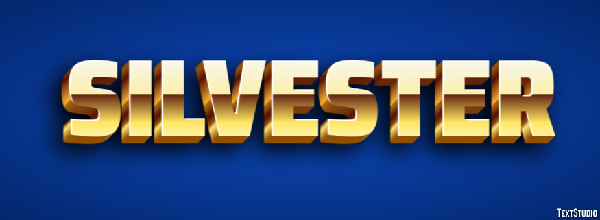 Silvester Text Effect