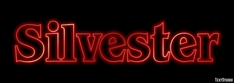 Silvester Text effect