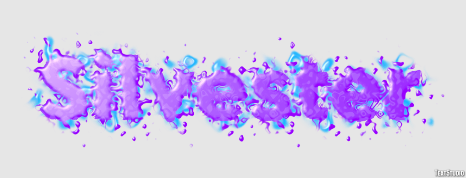 Silvester Text effect