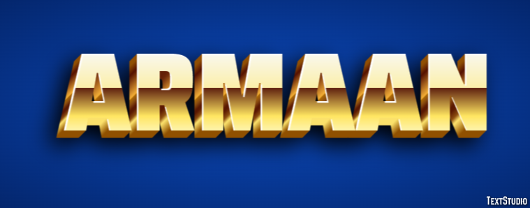 Armaan Text Effect