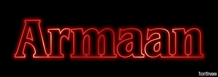 Armaan Text Effect