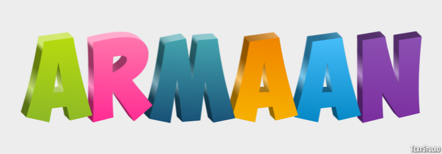 Armaan Text Effect
