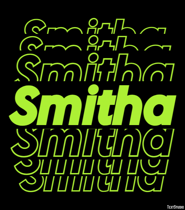 Smitha Text Effect