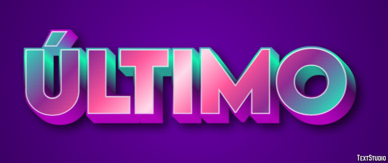 Último Text Effect