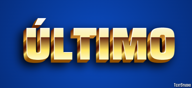 Último Text Effect