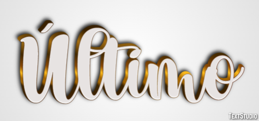 Último Text effect