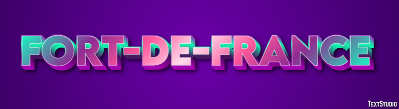 Fort-de-France Texteffekt