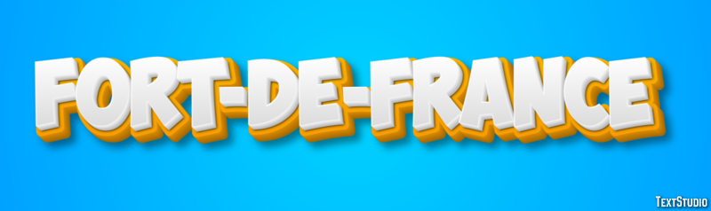 Fort-de-France Effetto testo