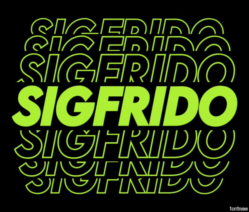 Sigfrido Effetto testo
