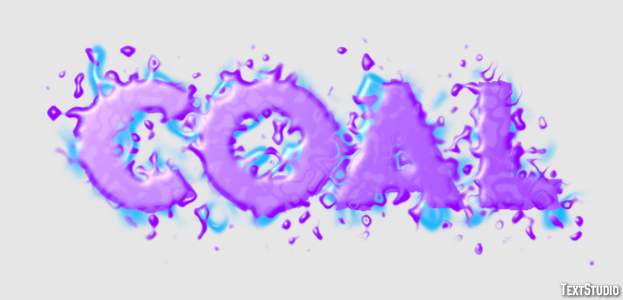 Coal Text Effect