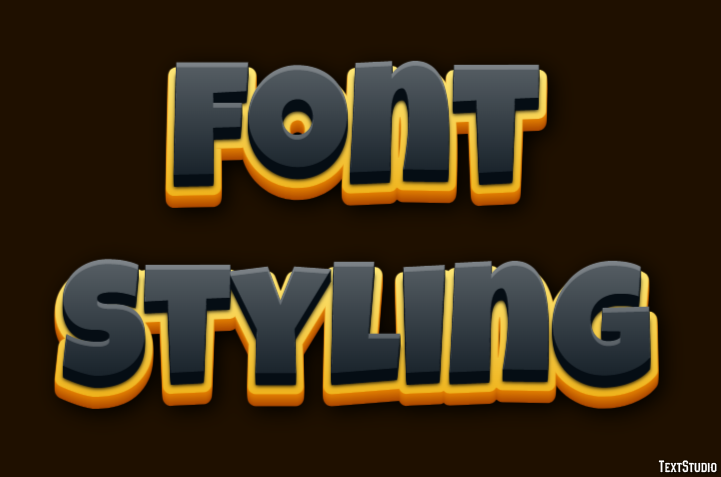 Font Styling Efekt tekstowy