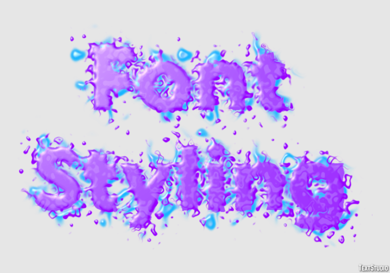 Font Styling Efekt tekstowy