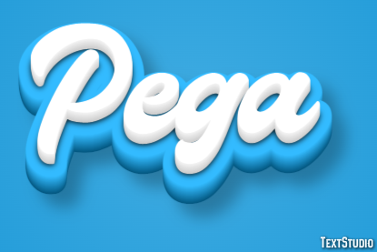 Pega Texteffekt