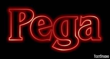 Pega Texteffekt