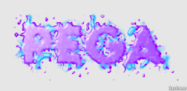 Pega Efeito de texto