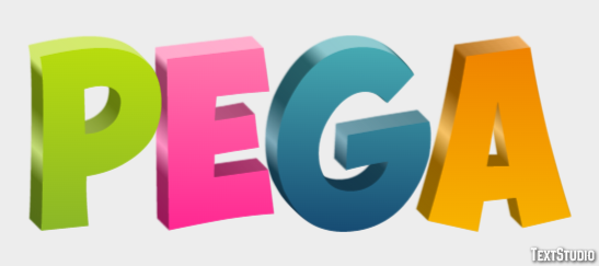 Pega Texteffekt