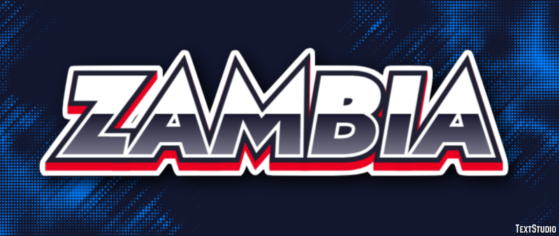 Zambia Text Effect
