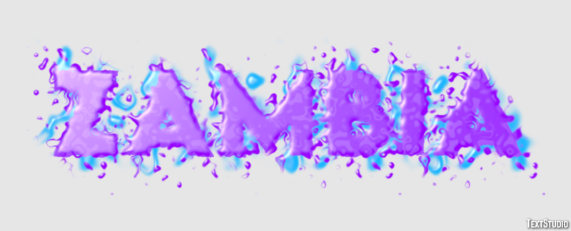 Zambia Text Effect