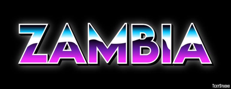 Zambia Text Effect