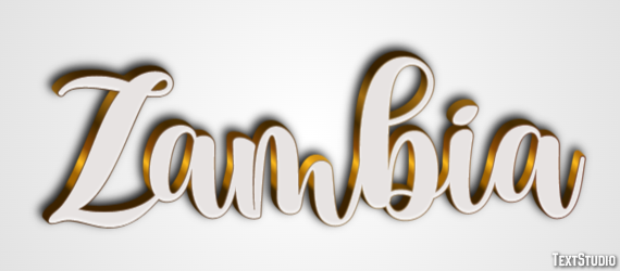 Zambia Text effect