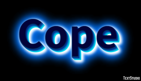 Cope Efeito de texto