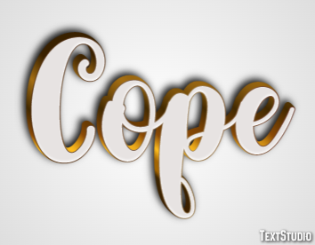 Cope Text Effect