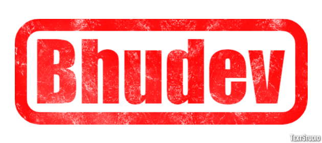 Bhudev Text Effect