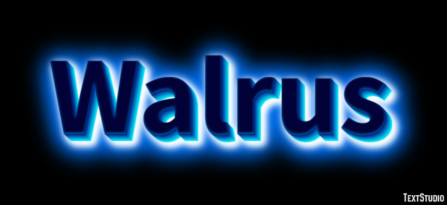 Walrus Text Effect
