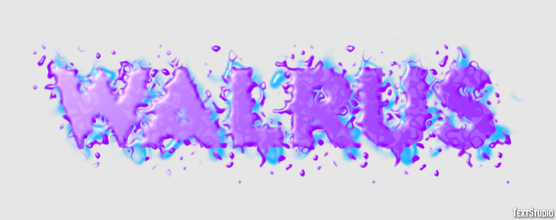 Walrus Text Effect