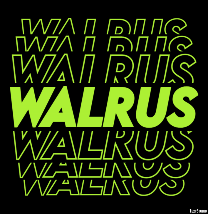 Walrus Text Effect