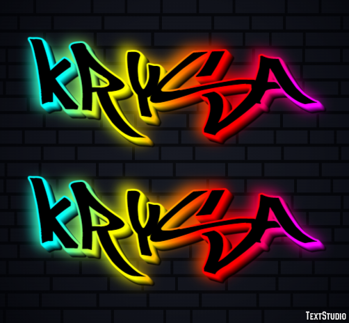 крыса krysa Текстовый эффект