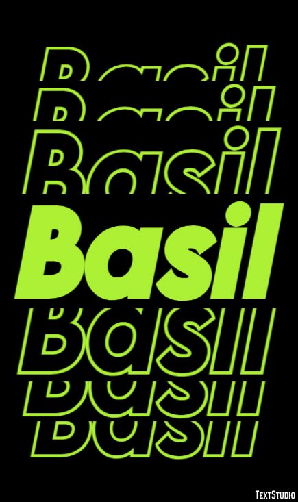 Basil Efekt tekstowy