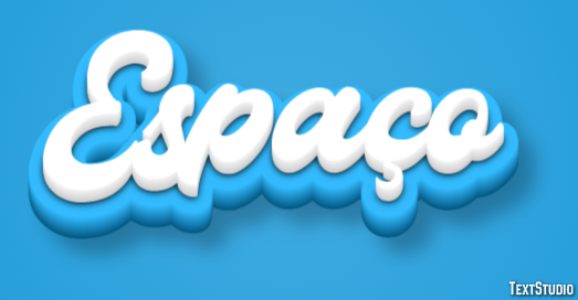Espaço Text effect