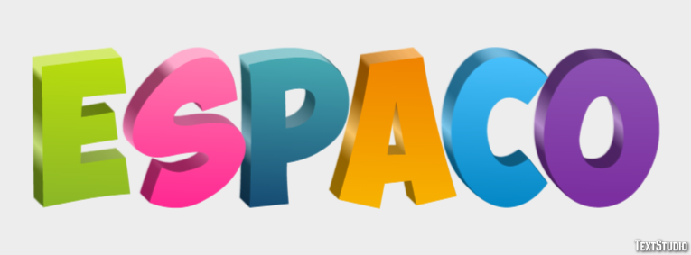 Espaço Text effect