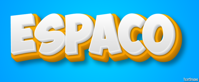 Espaço Text effect