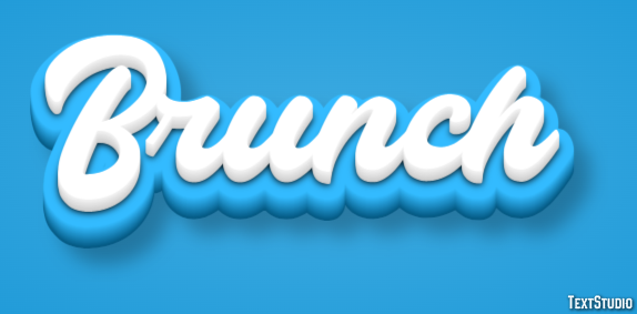 Brunch Effet de texte