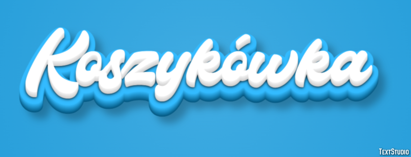 Koszykówka Efeito de texto