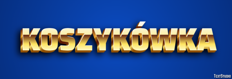 Koszykówka Efeito de texto
