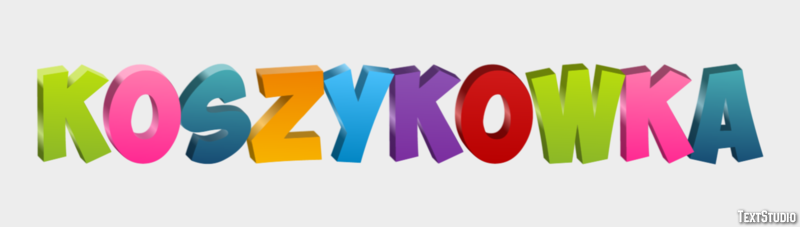 Koszykówka Efeito do texto