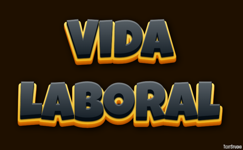 Vida Laboral Efeito de texto