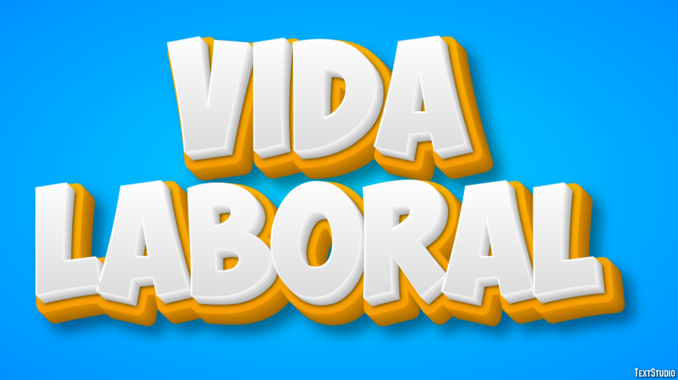 Vida Laboral Efeito de texto