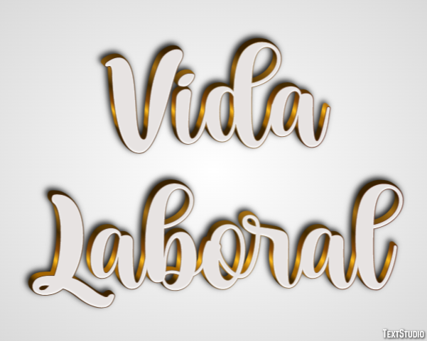 Vida Laboral Efeito de texto