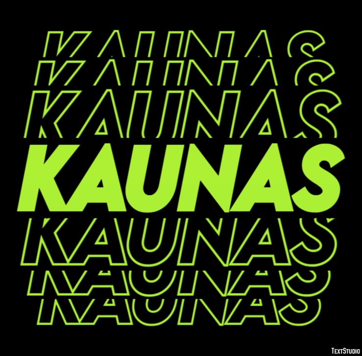 Kaunas テキスト効果