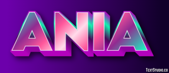 Ania Эффект текста