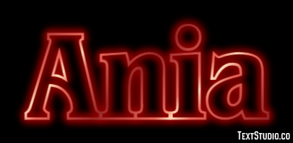 Ania Эффект текста